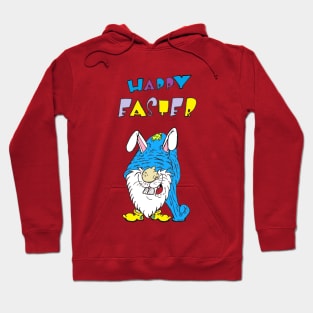 Easter Bunny Gnome "Happy Easter" Message Hoodie